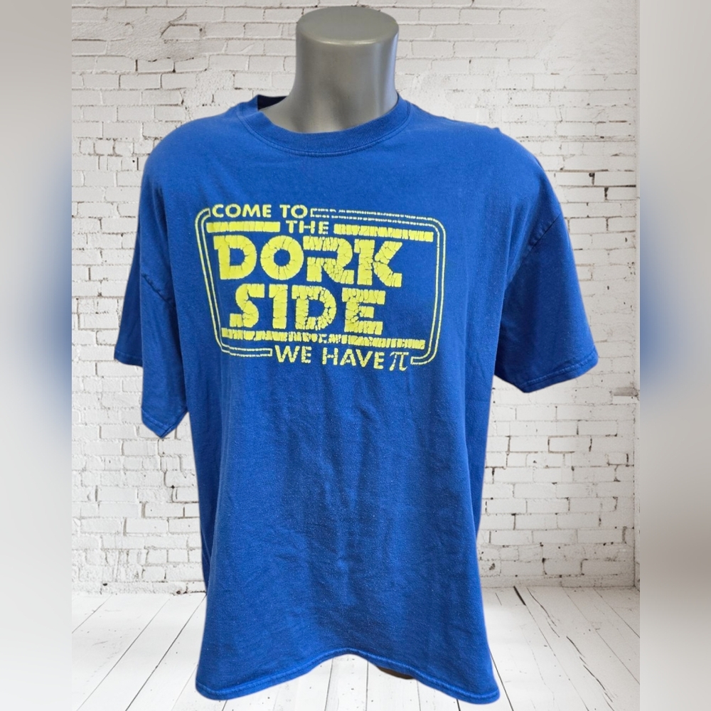 Distressed Gildan Welcome to the Dork Side We Have TT Graphic Tee